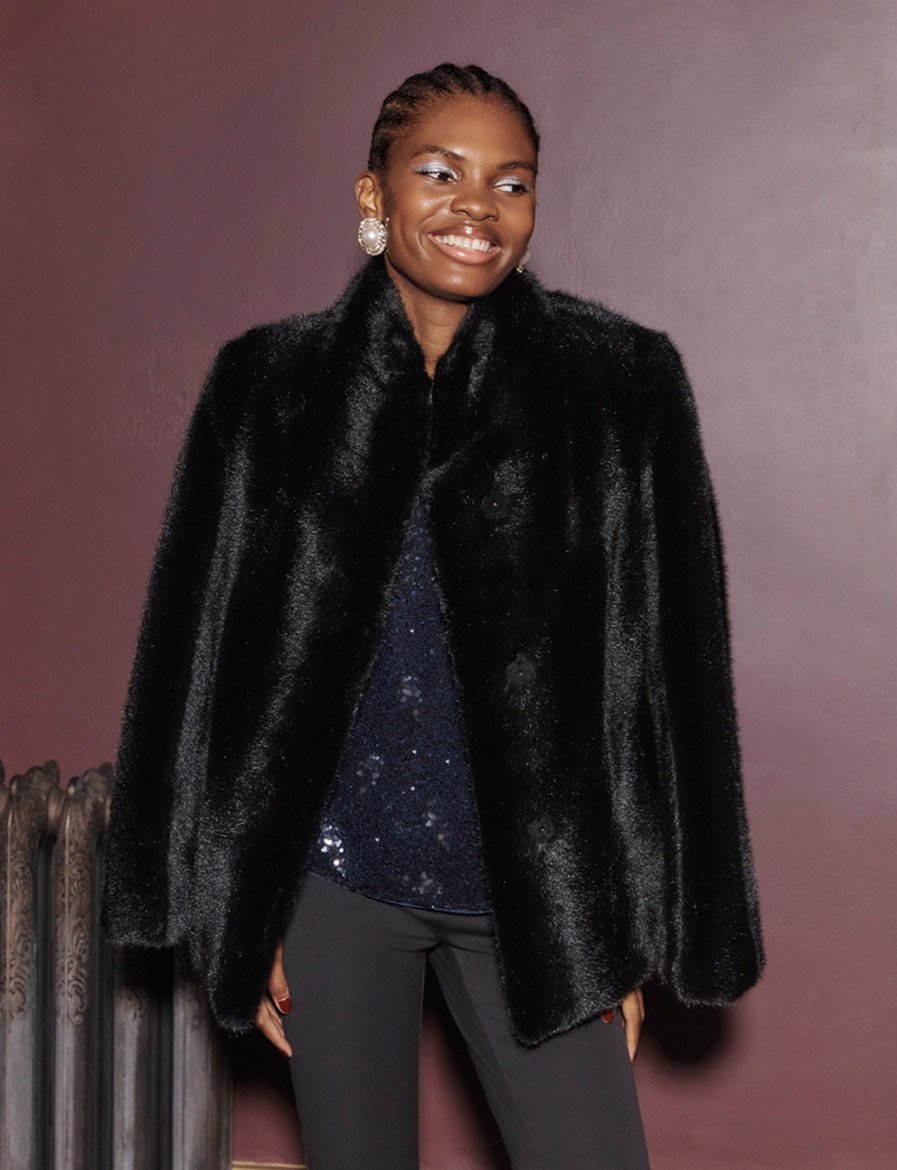 Hobbs Faux Fur Coats