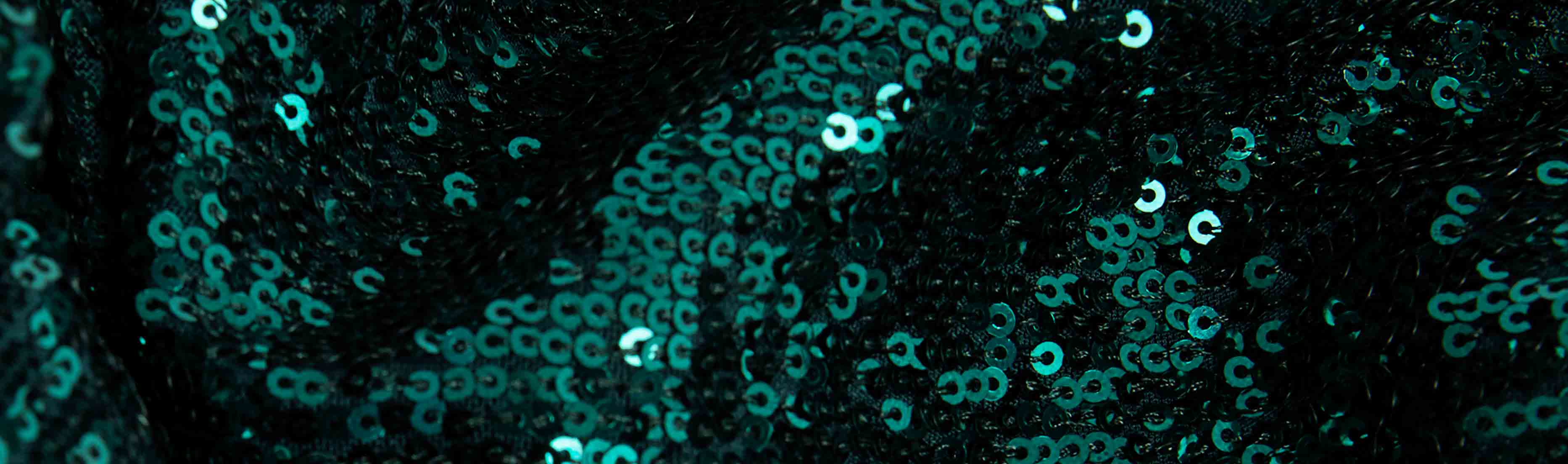 Close-up of a Hobbs sequin dress.