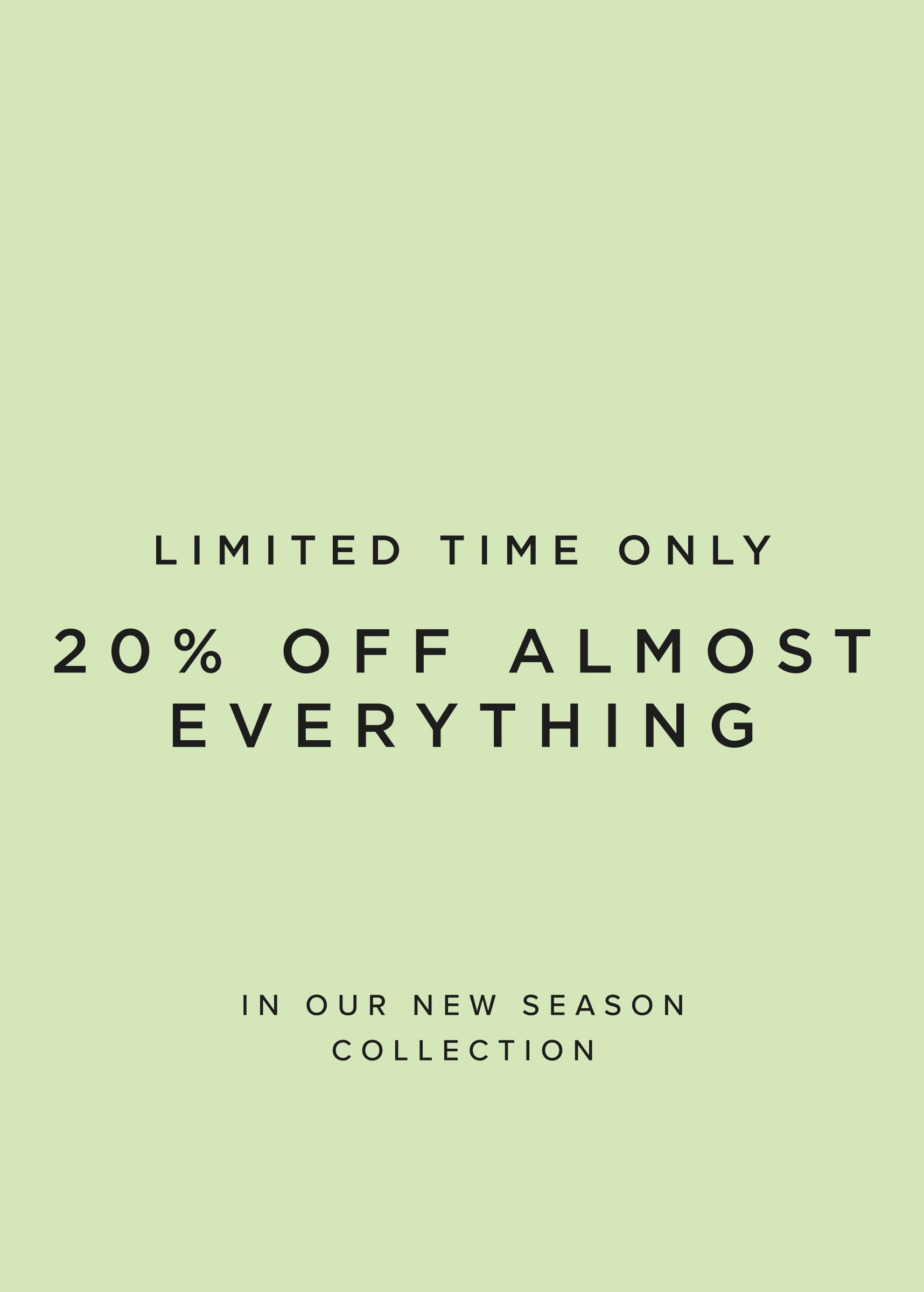 Hobbs 20% Off Almost Everything
