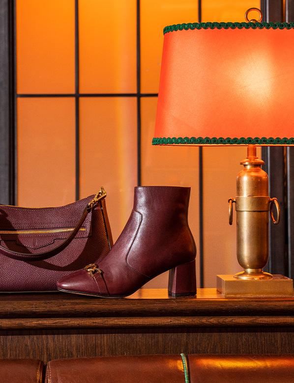 HOBBS BURGUNDY BOOTS