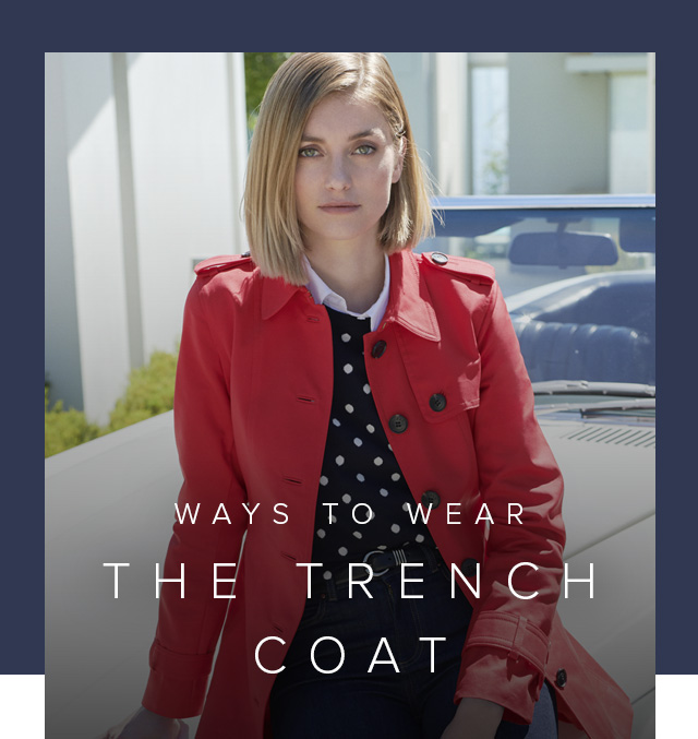 hobbs short trench coat