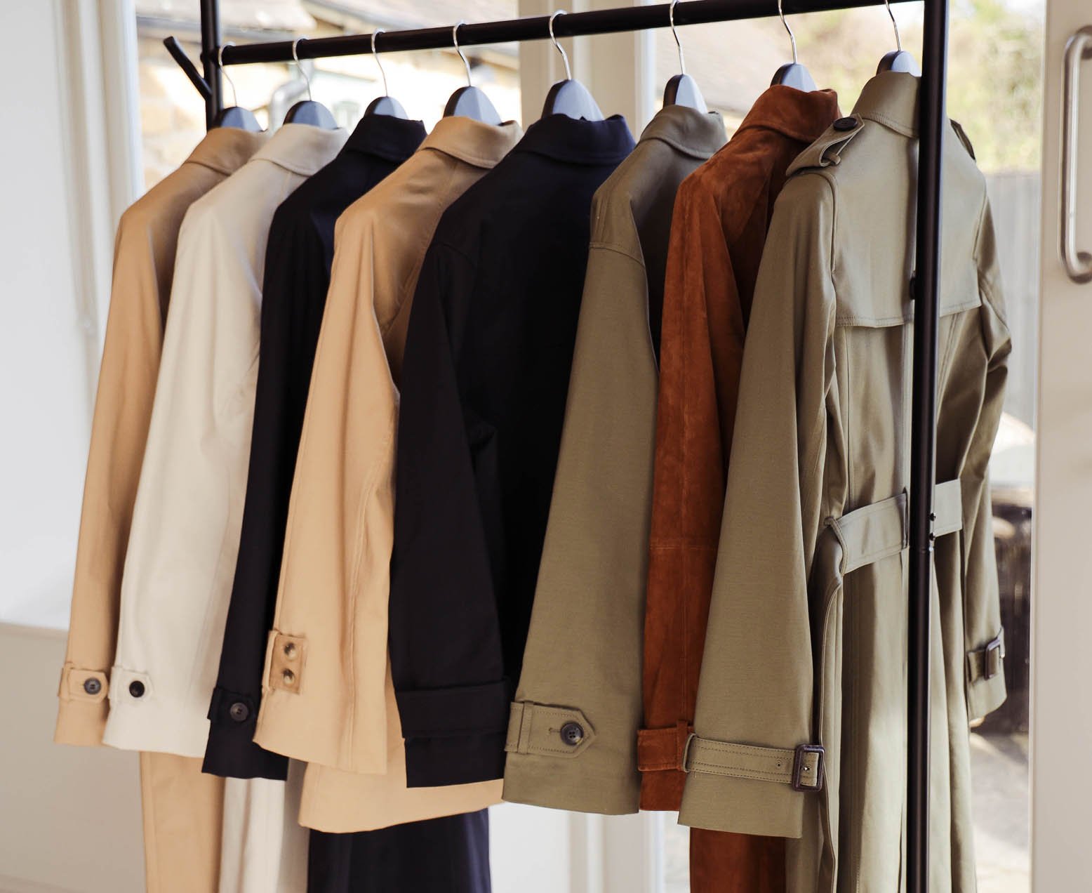 Our new trench coat collection.