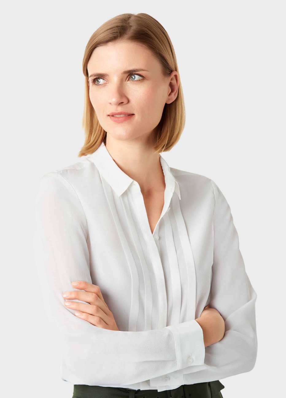 White work shirt for women by Hobbs.