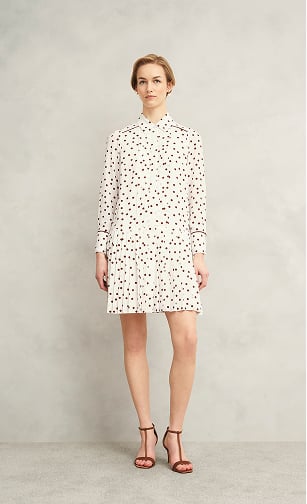 A collection of short and long Hobbs dresses.