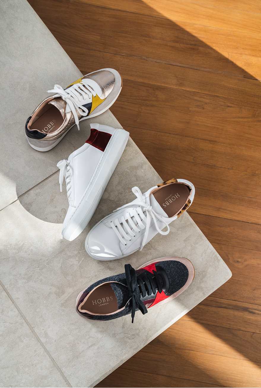 Hobbs comfortable leather trainer collection