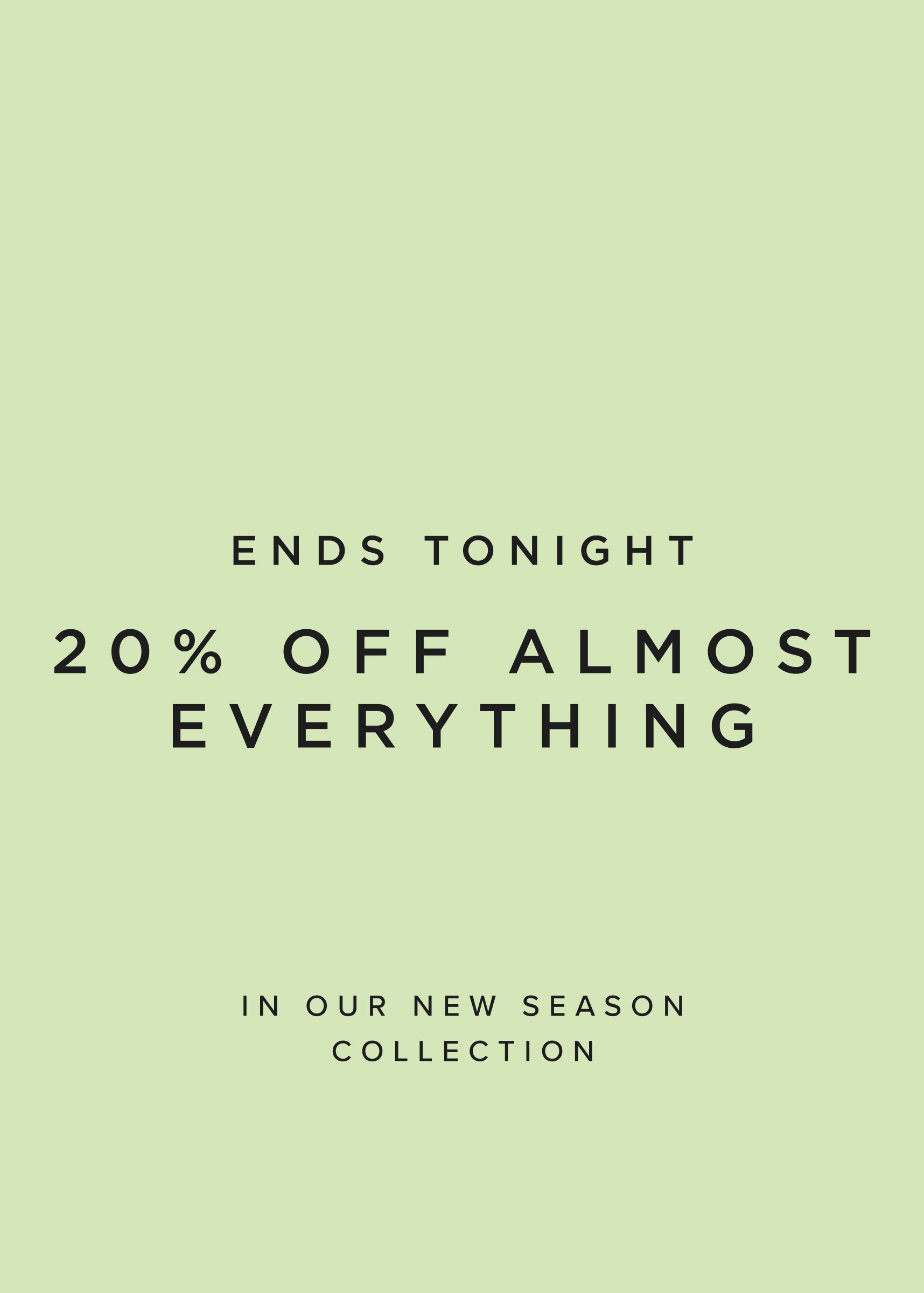 Hobbs 20% Off Almost Everything Ends Tonight