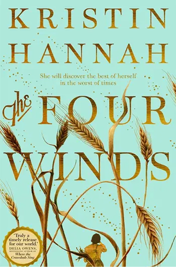 The cover of The Four Winds by Kristin Hannah.