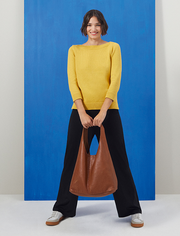 Yellow New In Jumper Outfit With Bag