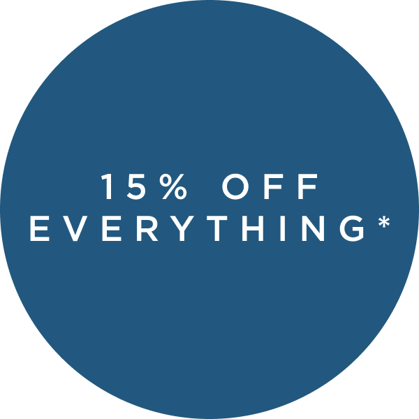 15% Off Everything*