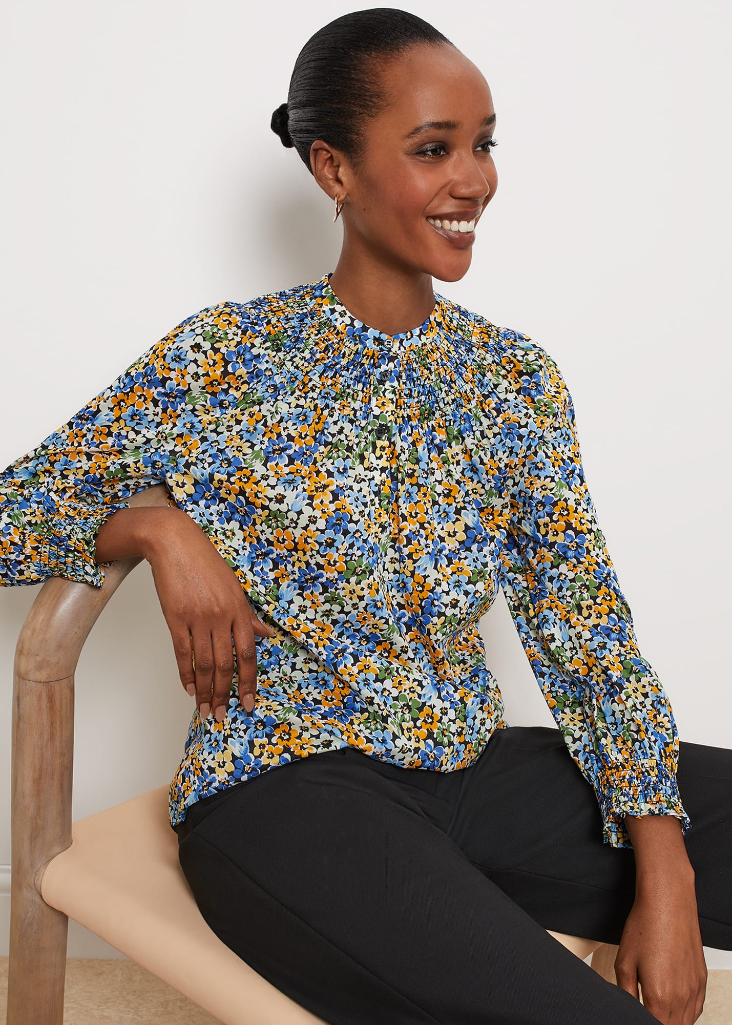 Hobbs Women's Fiennes Blouse - Multi