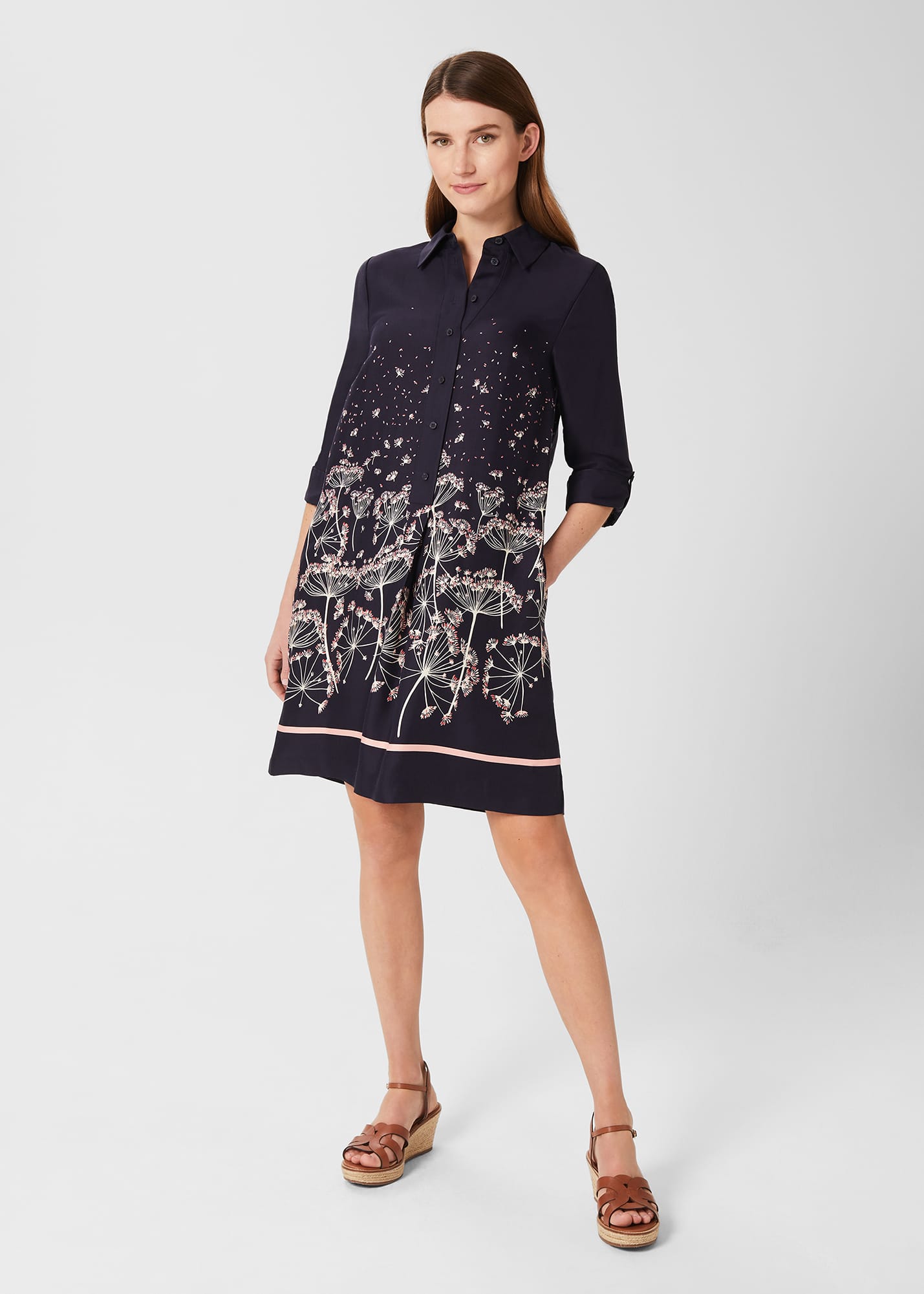 Hobbs Women's Marci Tunic Dress - Navy Multi