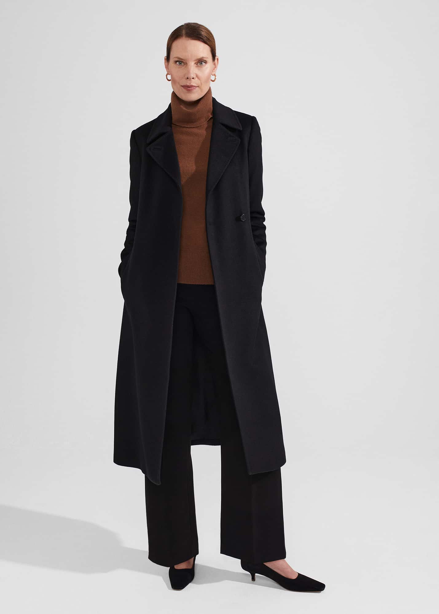 Hobbs Women's Livia Wool Coat - Black