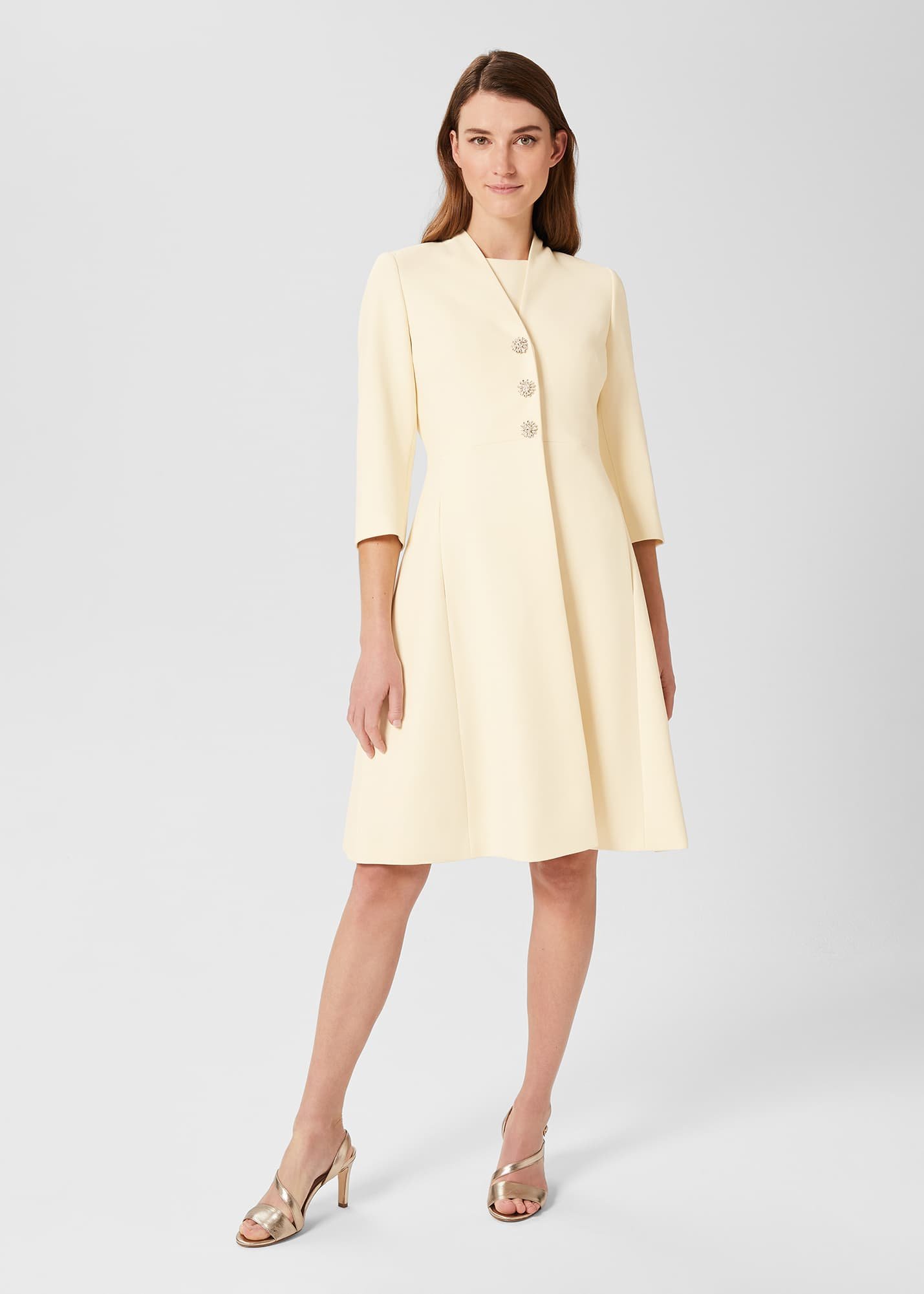 Hobbs Women's Henrietta Coat - Pale Yellow