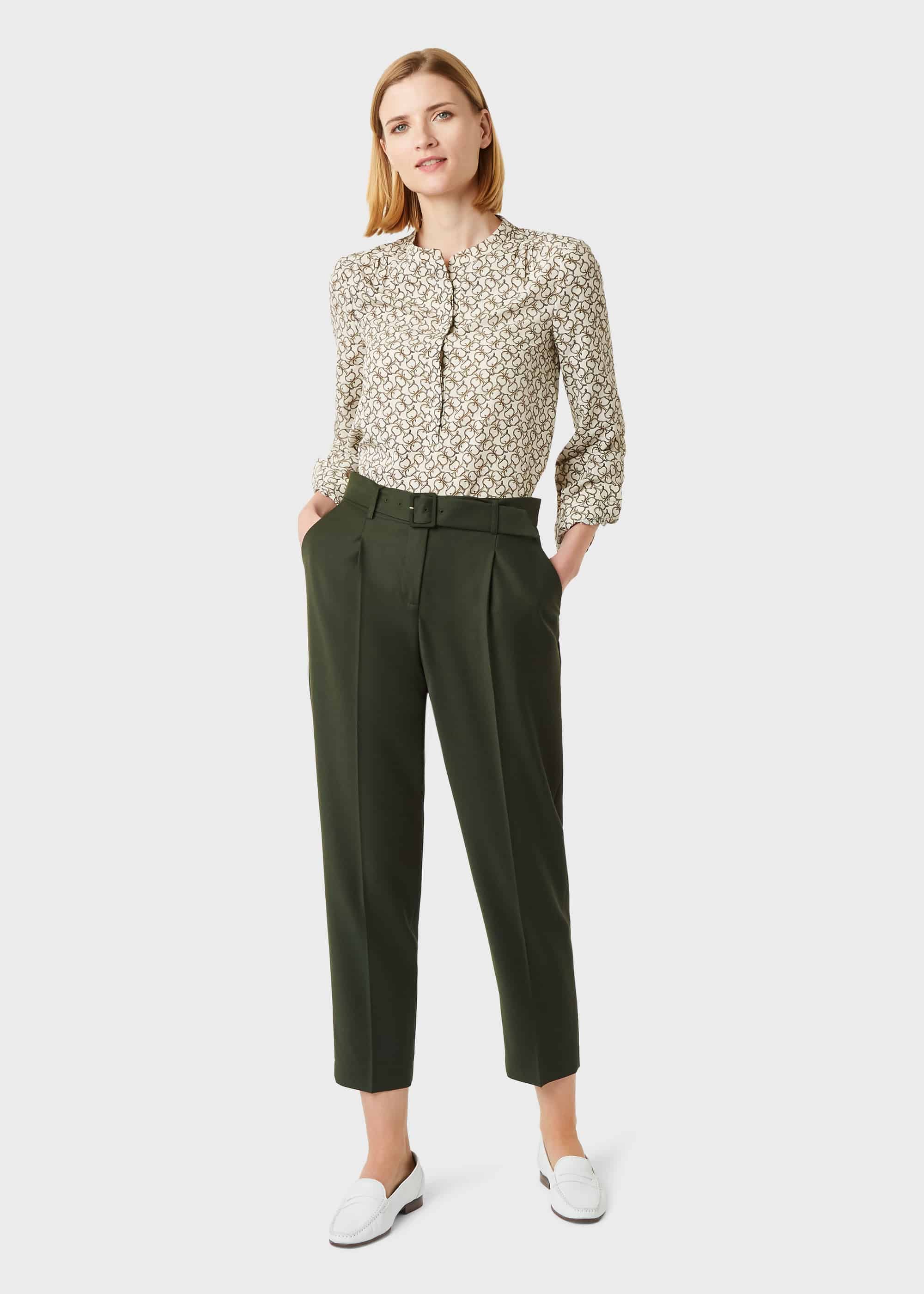 Hobbs Women Harrietta Tapered trousers With Wool
