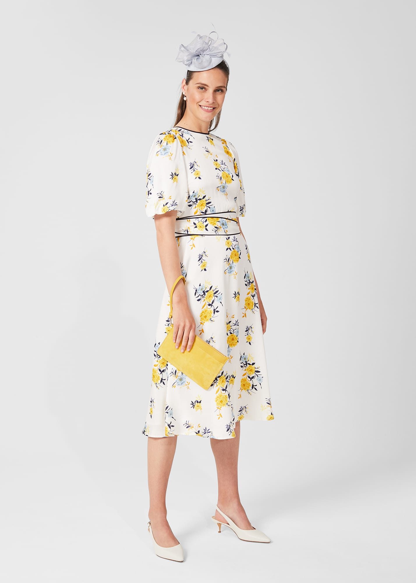 Hobbs Women Lana Floral Midi Dress