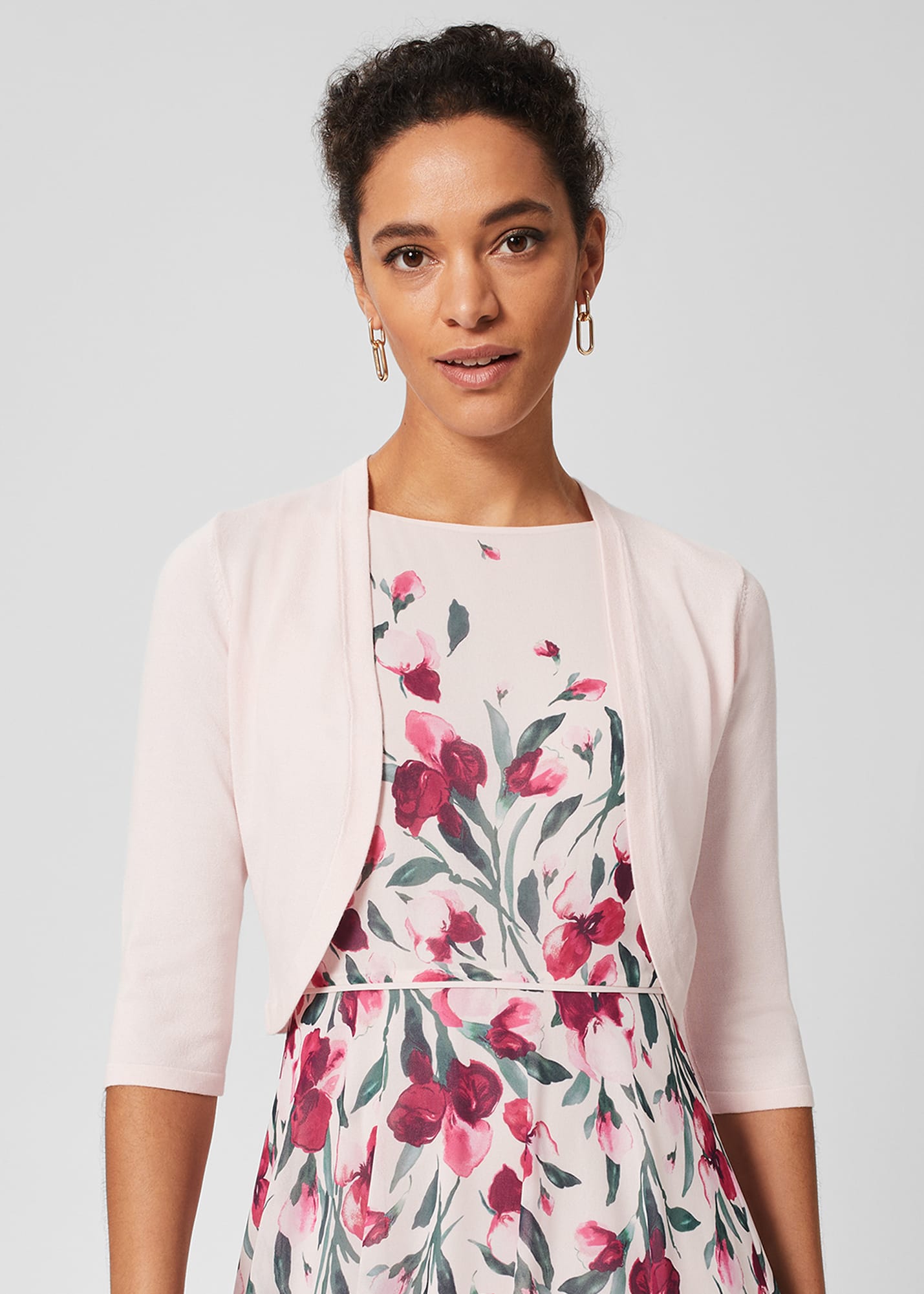 Hobbs Women's Carrie Bolero - Pale Pink