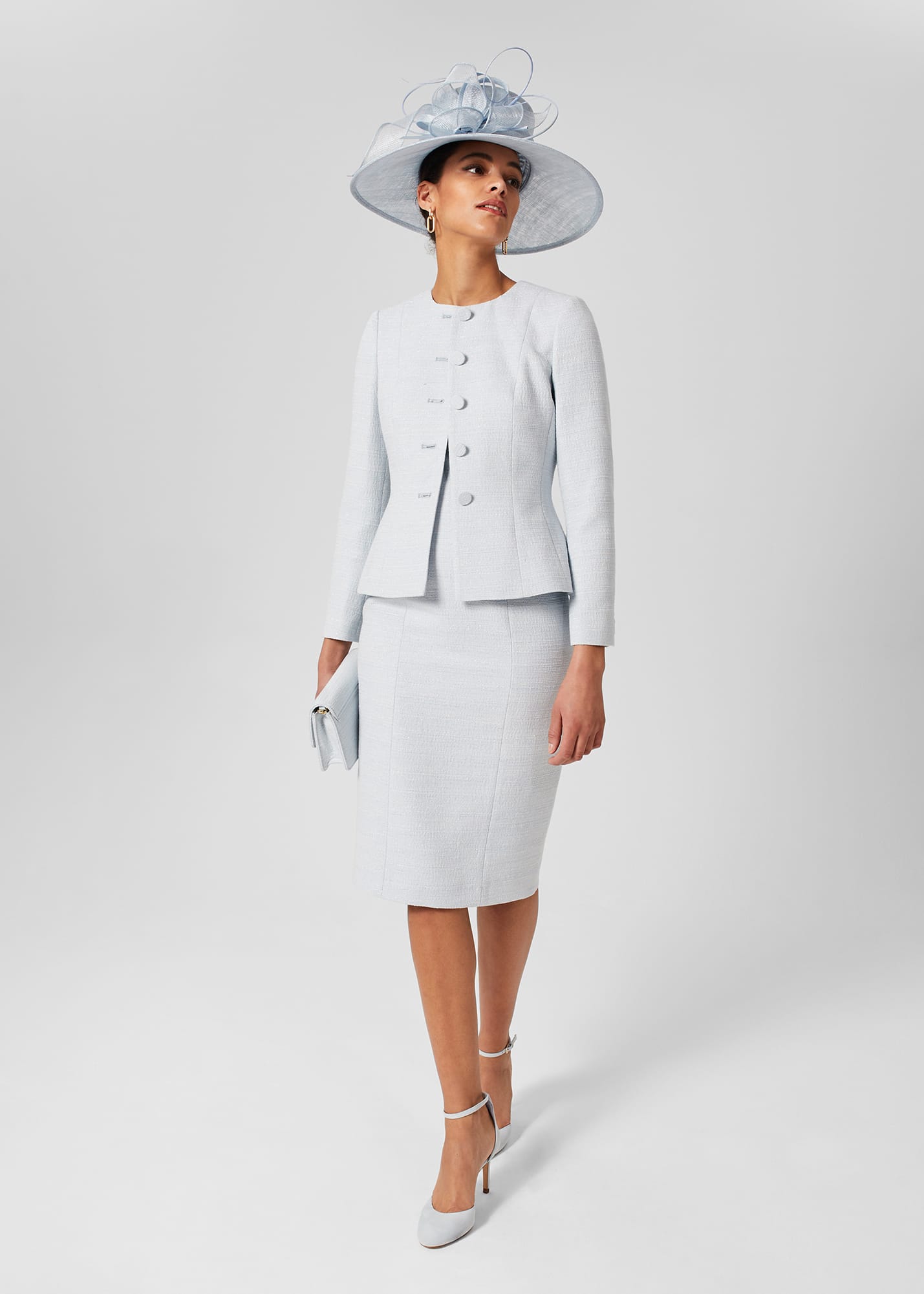 Hobbs Women's Layla Sculpting Jacket - Pale Blue