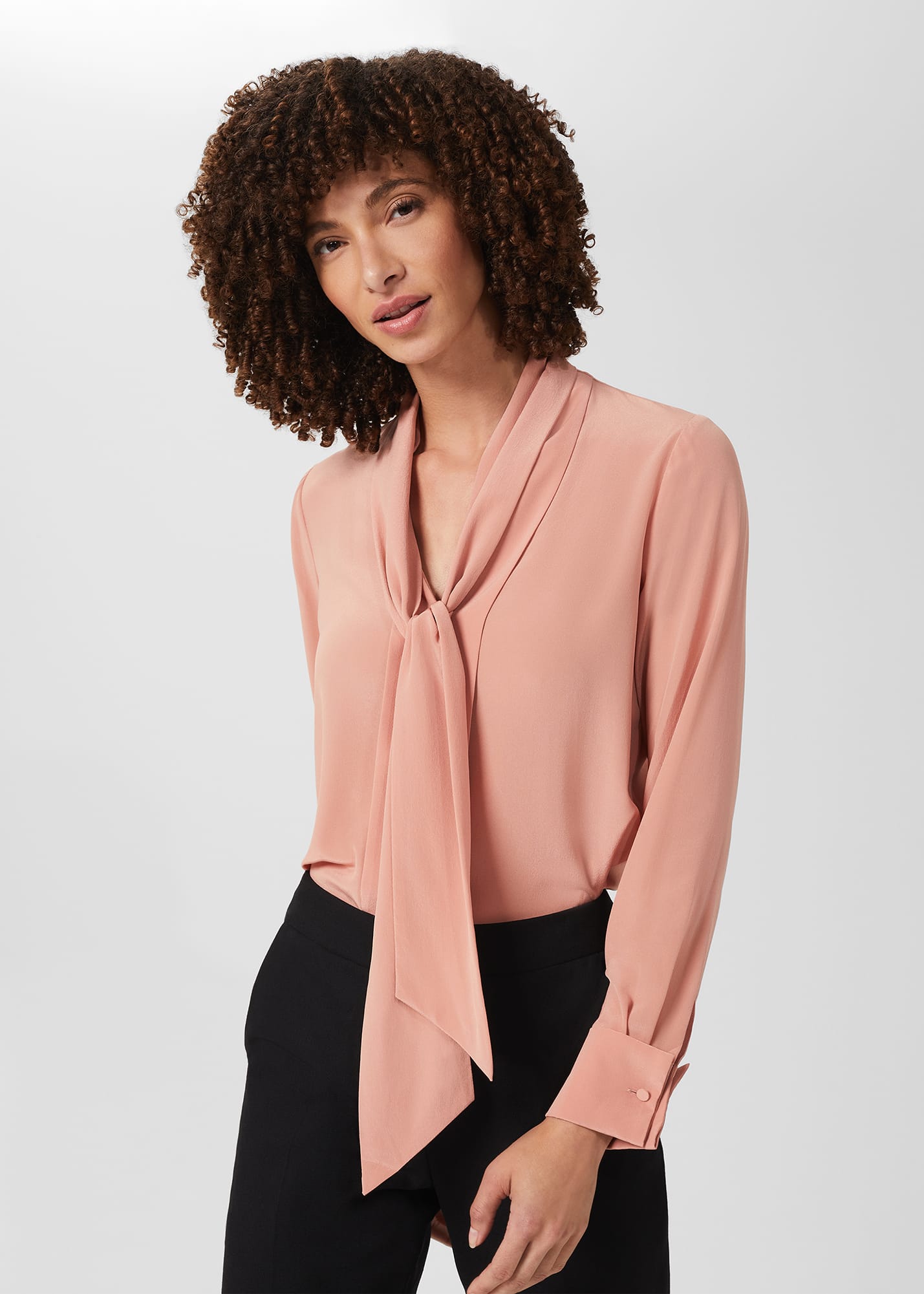 Hobbs Women Pearl Silk Blouse