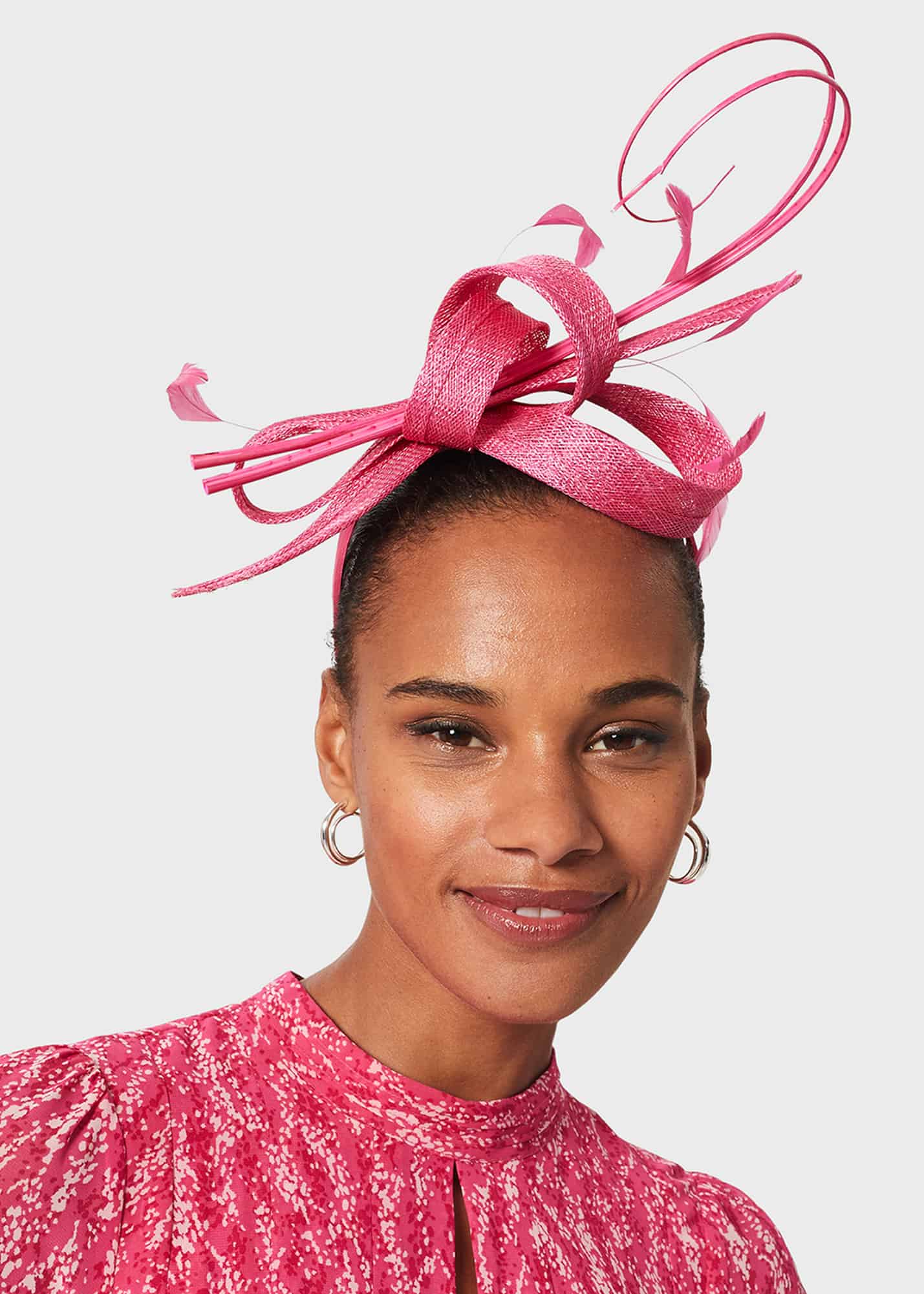 Hobbs Women's Teagan Fascinator - Bright Pink - 1SIZE
